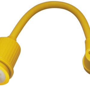 ParkPower by Marinco 30AM - 30AF 12" 4-Prong Generator Adapter Cord